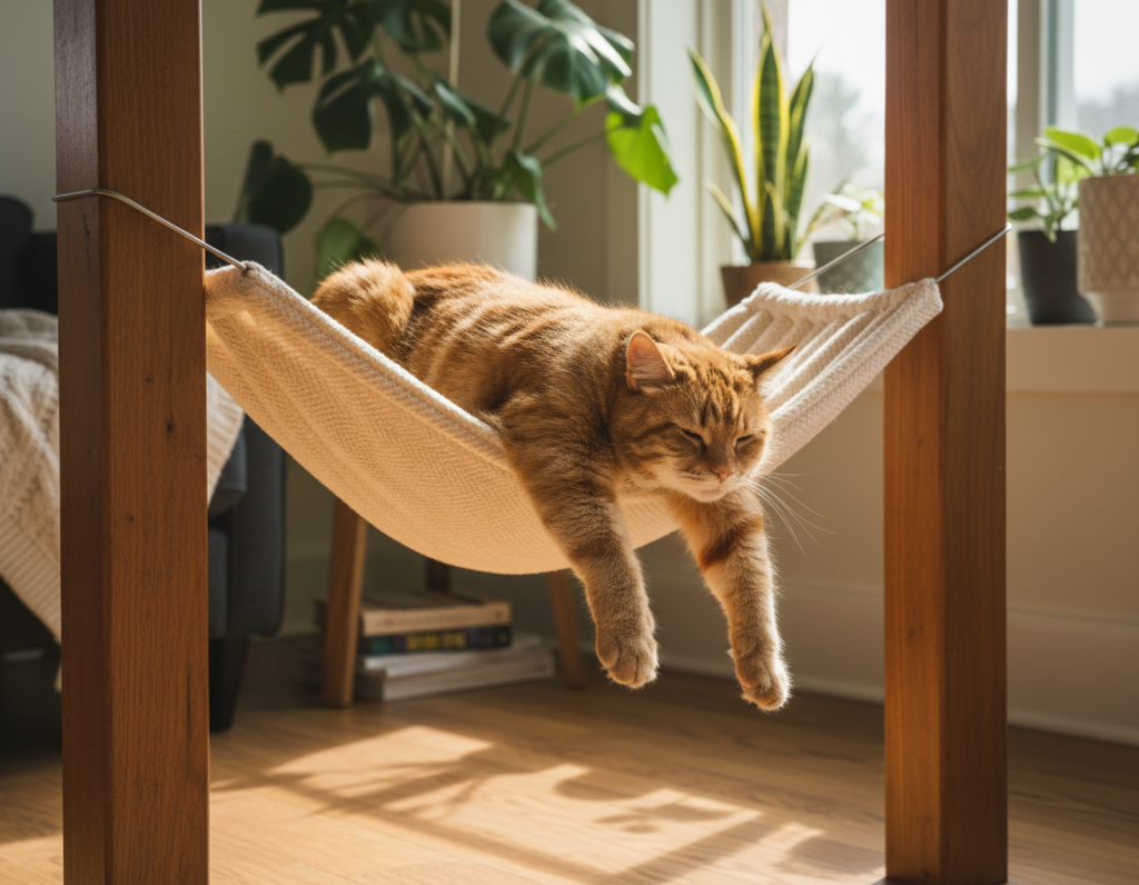 A Step-by-Step Guide to Making a Safer Hanging Lounge for Heavy Cats