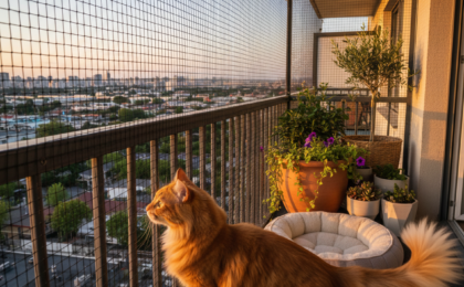 cat proof apartment balcony