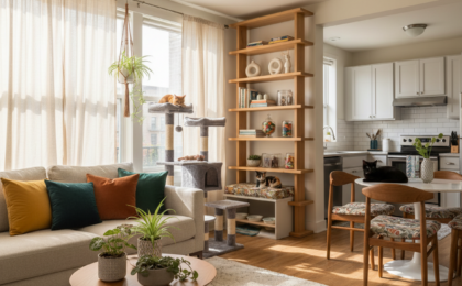 renter friendly cat apartment ideas