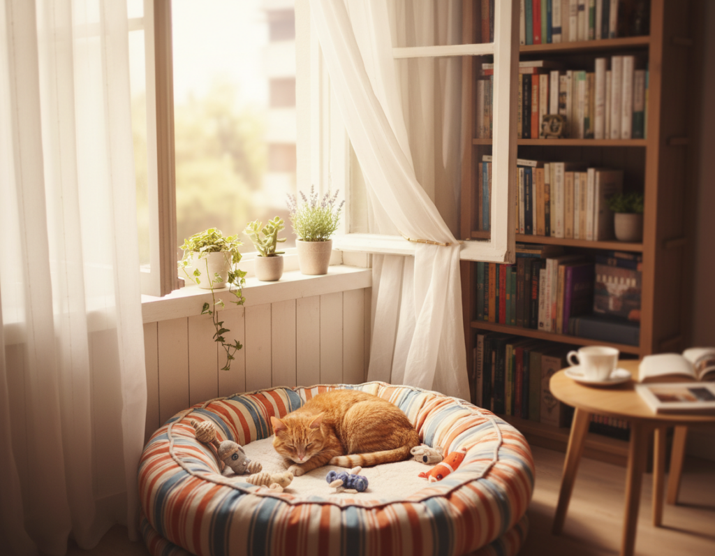 Tiny Apartment Hacks That Make Small Window Spaces More Appealing to Cats